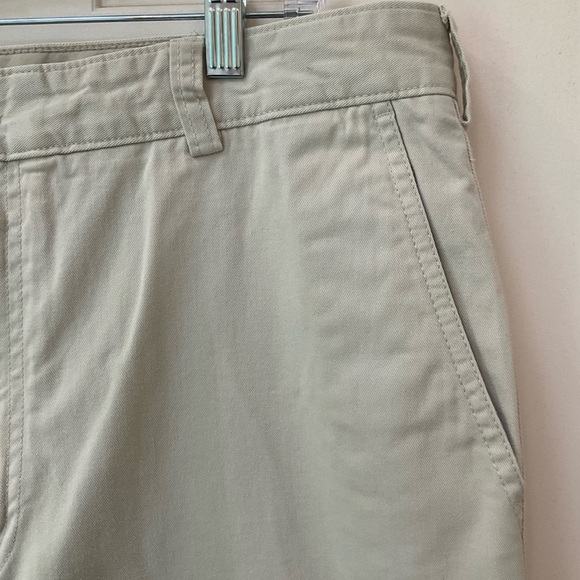 Cremieux Shorts, Men’s Cotton, Flat Front, Khaki Color, Zip, Side Pockets, Sz 36 - Picture 4 of 13